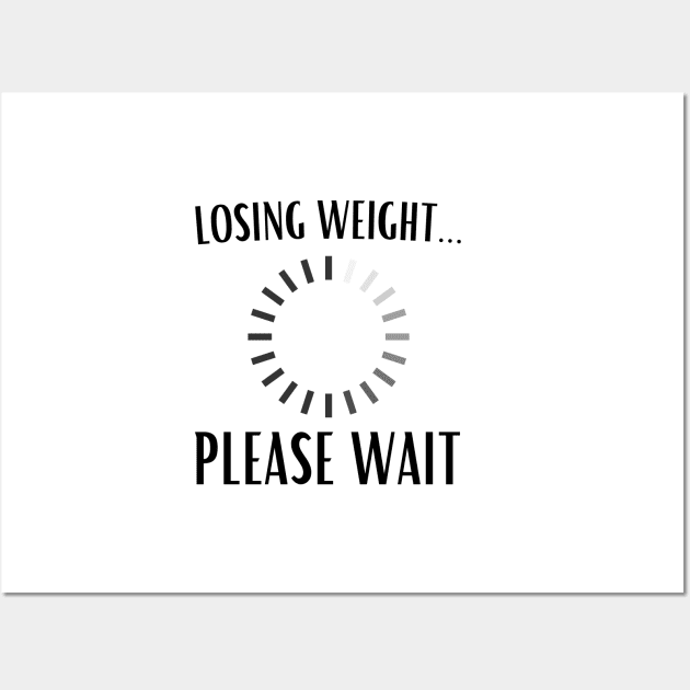 Funny Women Weight Loss Journey Motivation Diet Workout Mom Wall Art by Printopedy